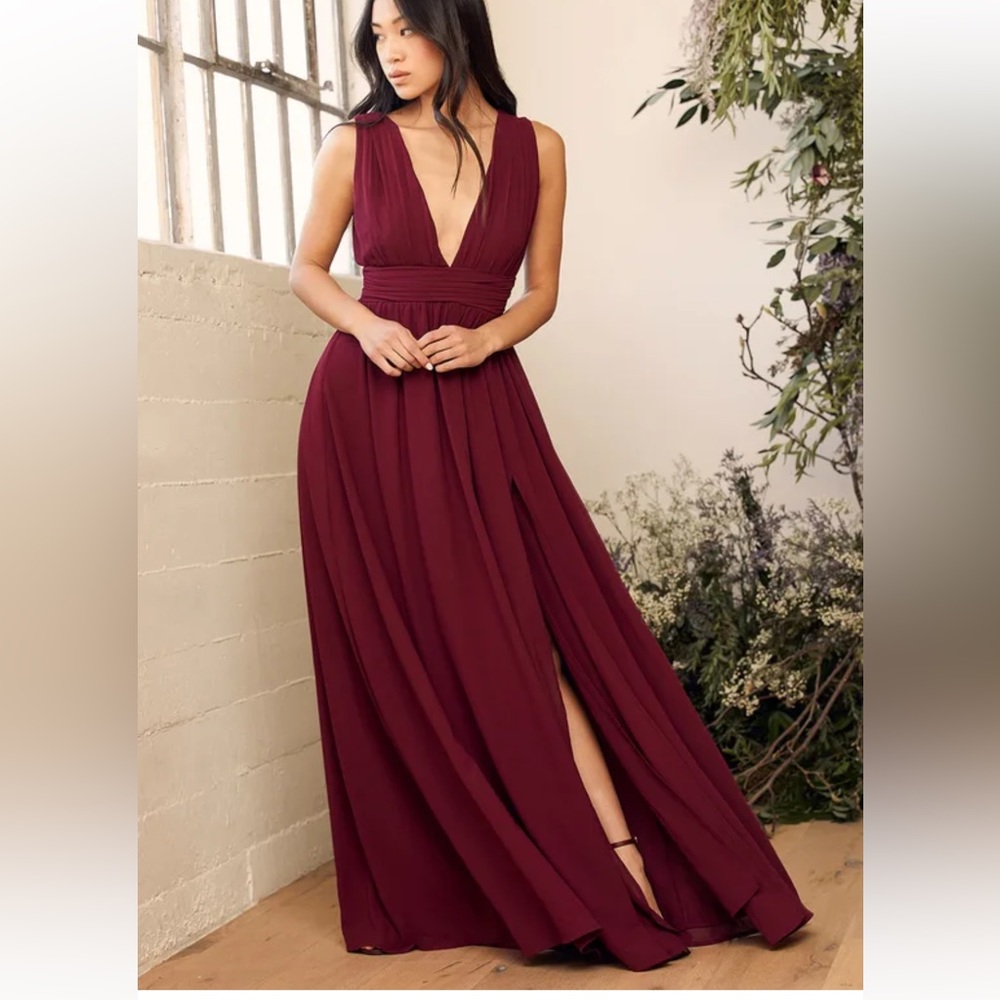 Brand New Deep Red LuLu Dress